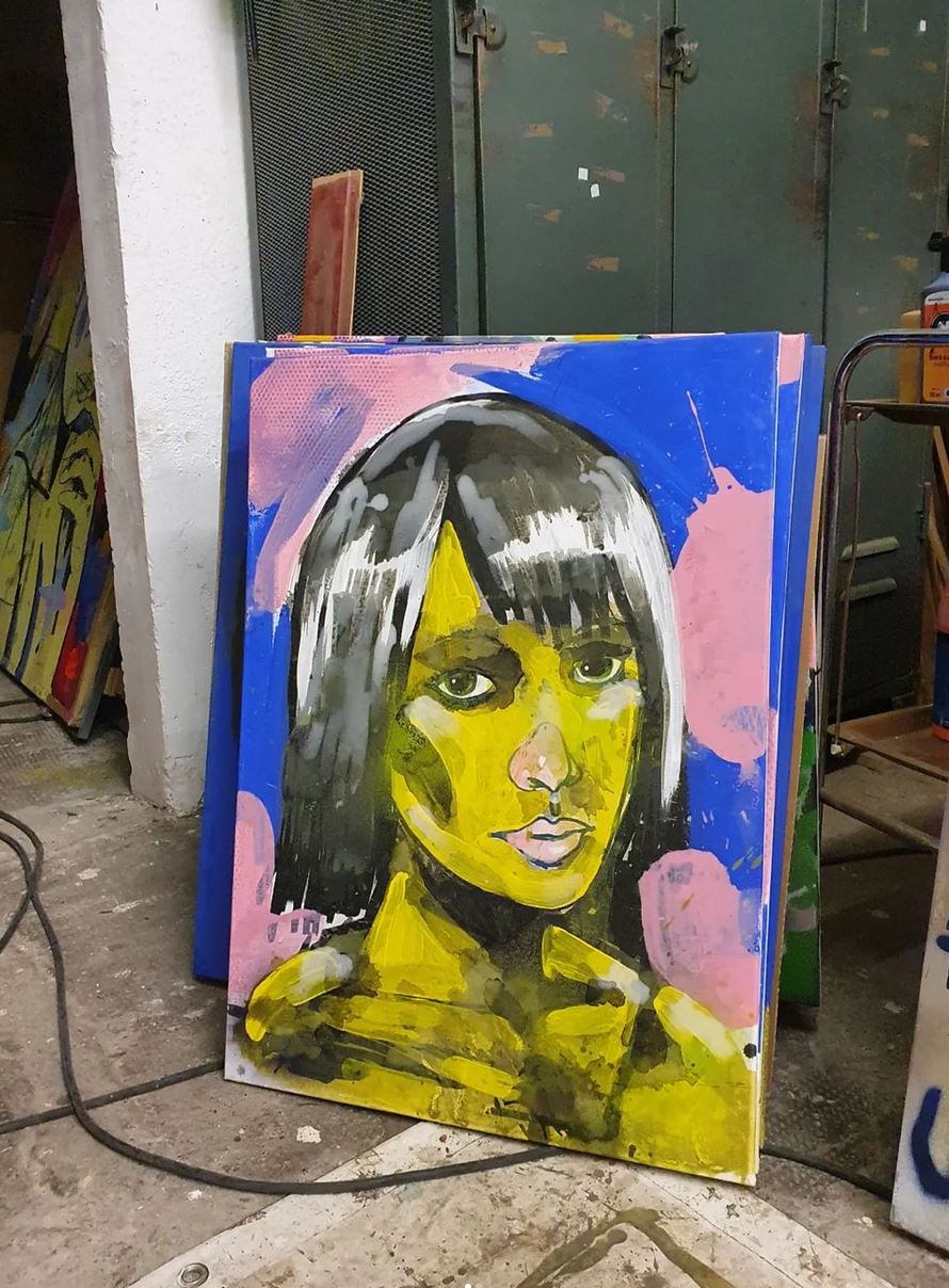 Kunstwerk in der Monkey Gallery Paderborn