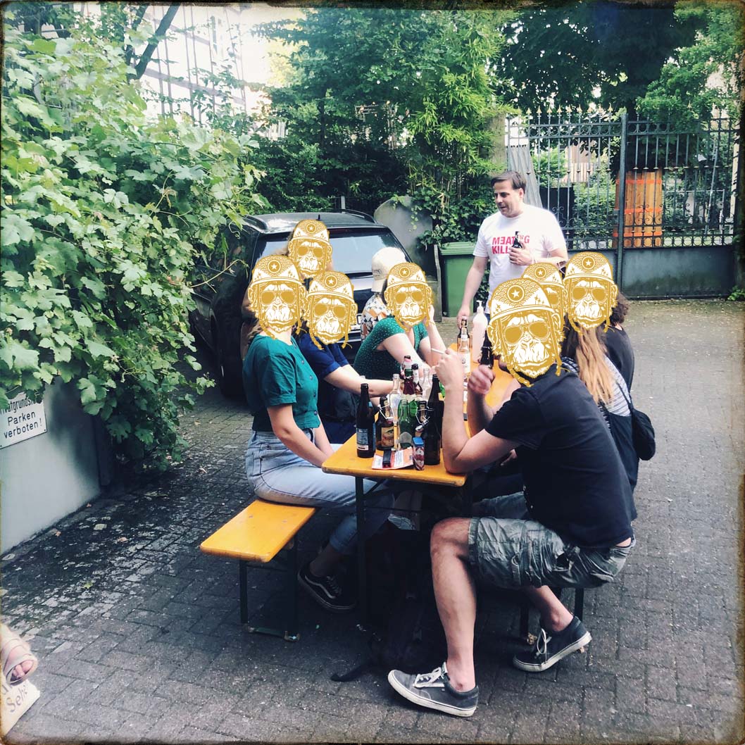 Wolfgang Safer in der Monkey Gallery Paderborn